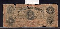 July 4, 1862, $1, The Bullion Bank, Washington, DC, Poor